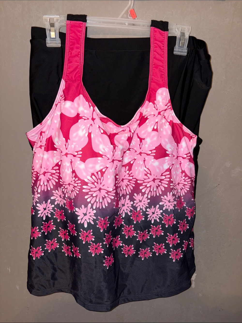 Women's xl  Floral Two Piece Swimsuit new